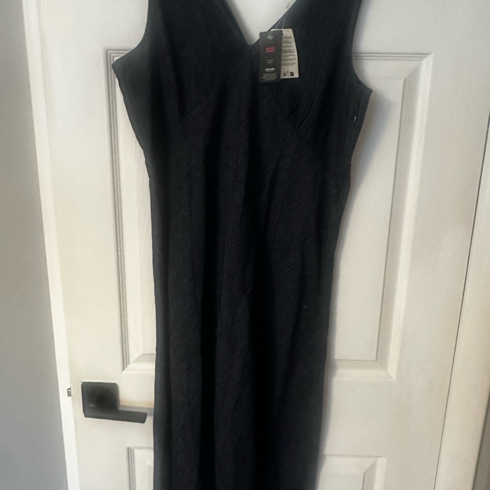 Levi's Classic Black Midi Dress
